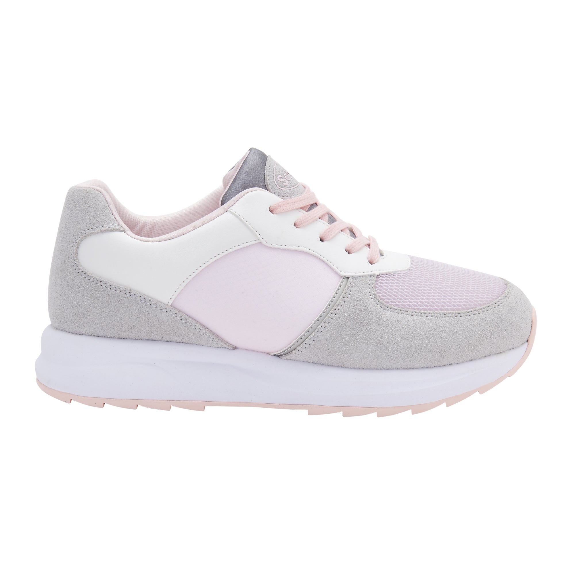 Sneakers Pink / Gray Beverly Laces | Scholl Shoes