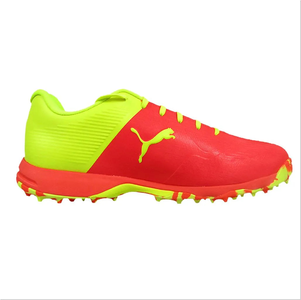 licencia No lo hagas Facilitar Buy Puma 19 FH Rubber Red Blast Yellow Alert Cricket Shoes at Wizsports –  Wiz Sports
