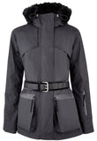 Amanda Wakeley 'Elements' Parka in black with Faux Fur