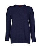 Drop Shoulder Jumper in Navy