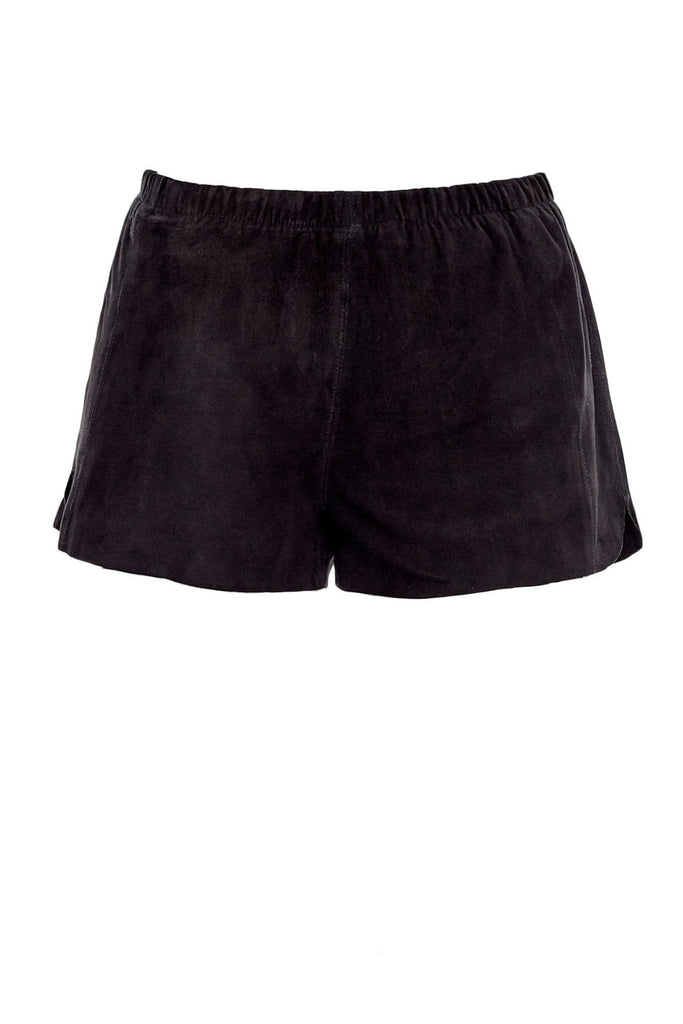 Suede Shorts in Black – TROY London