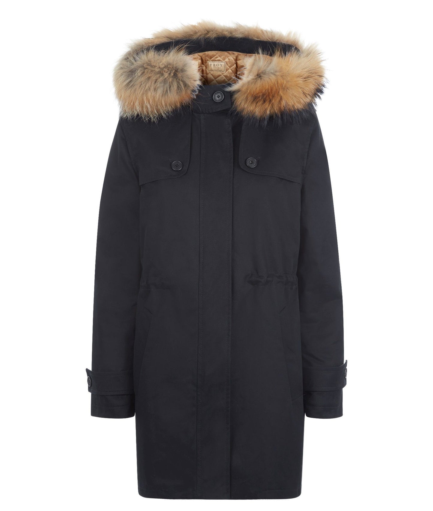 TROY Parka in Black | TROY London