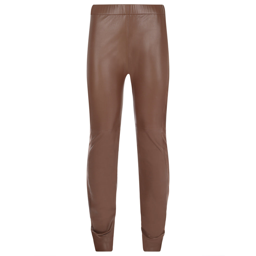 chocolate leather trousers
