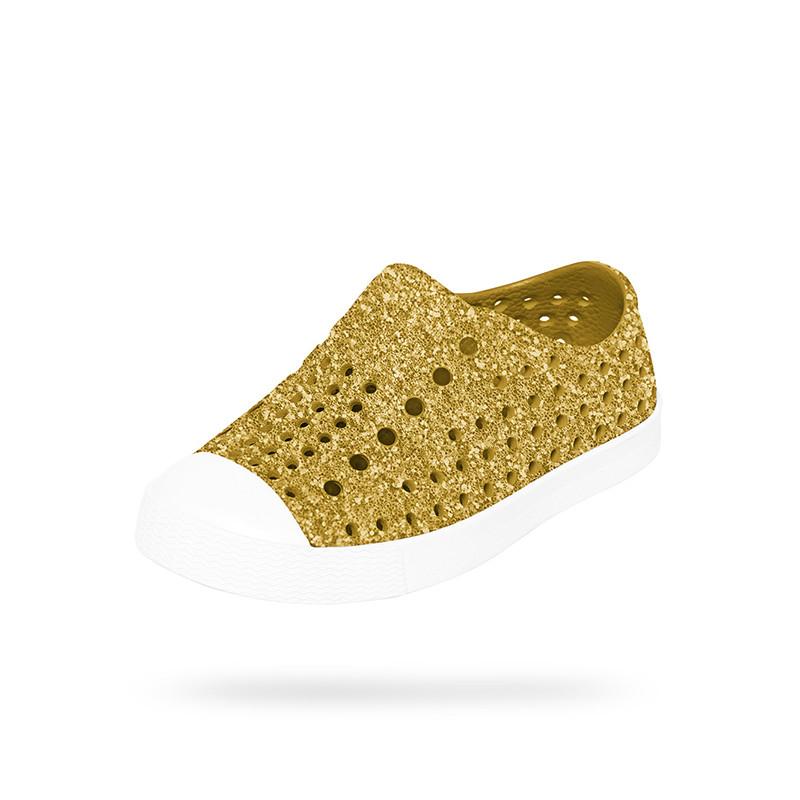 Native Jefferson Shoes - Gold Bling 