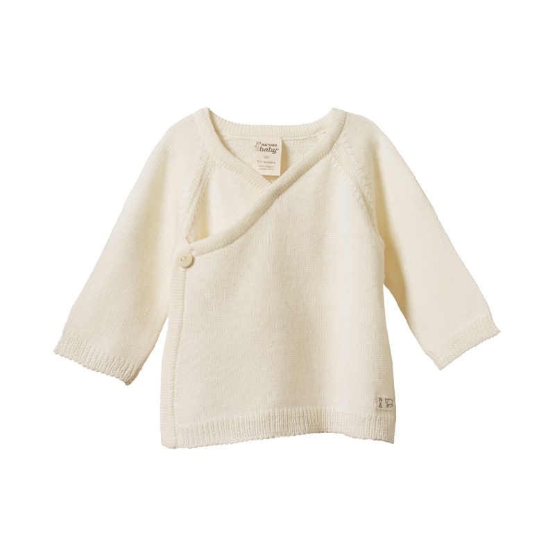 Nature Baby Merino Knit Kimono Natural Shorties Childrens Store