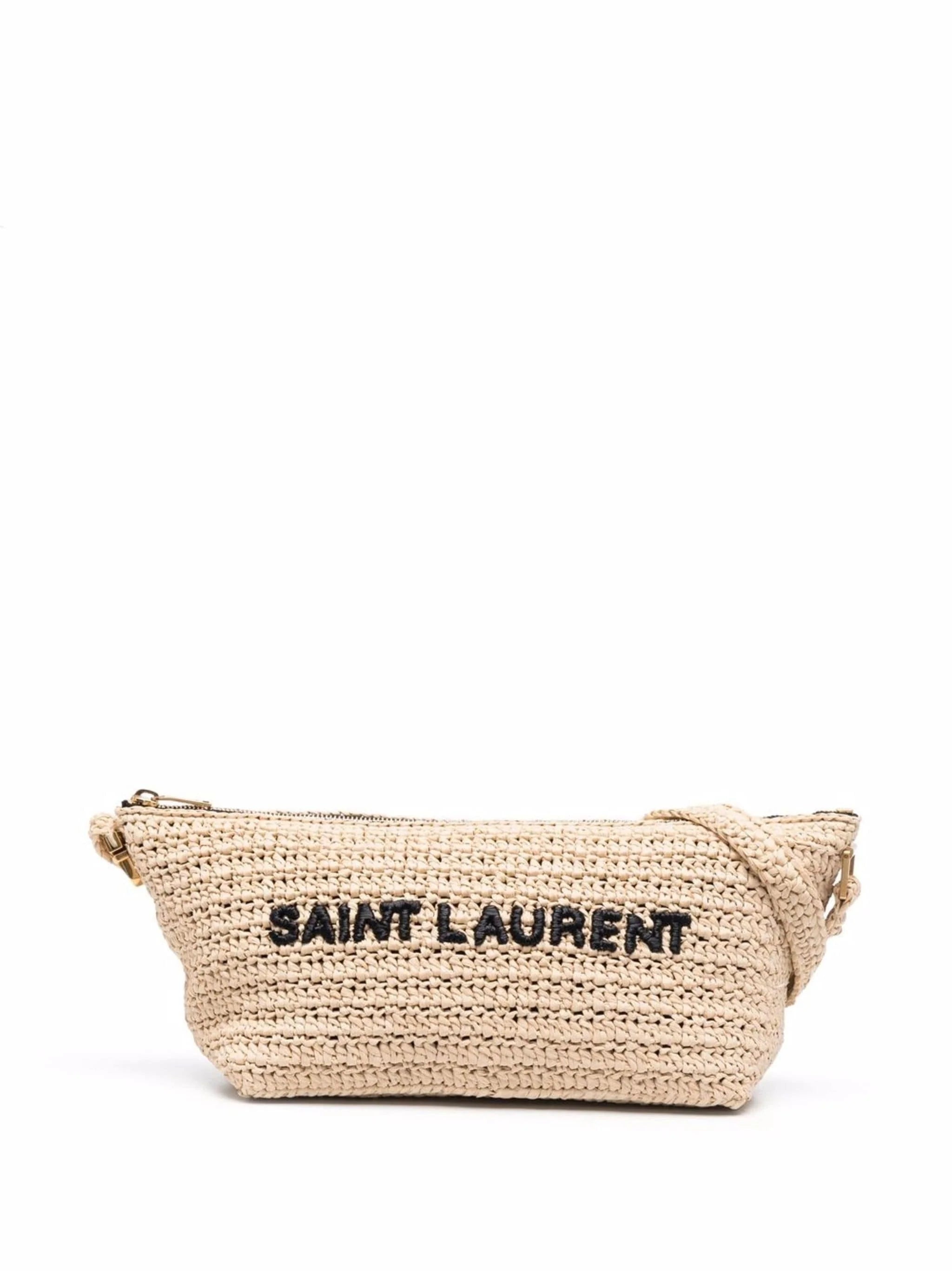 Saint Laurent Rive Gauche Raffia Shoulder Bag – Summer Luxury Bag