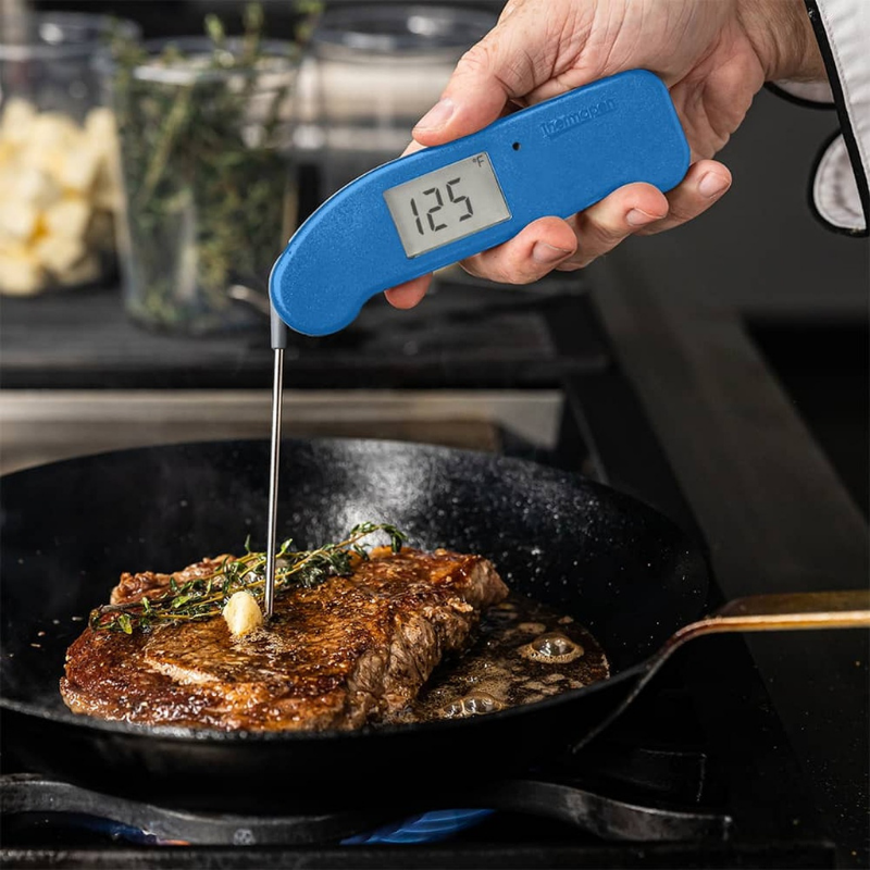 ThermoWorks White ChefAlarm Cooking Thermometer Pro-Series Temp Probe  TX-1100