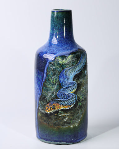 blue snake bottle