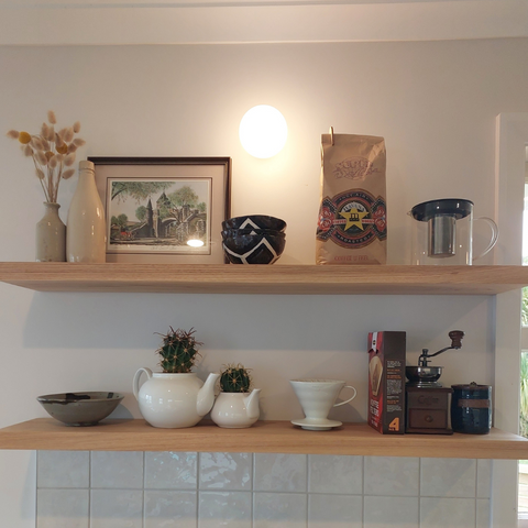 floating shelves