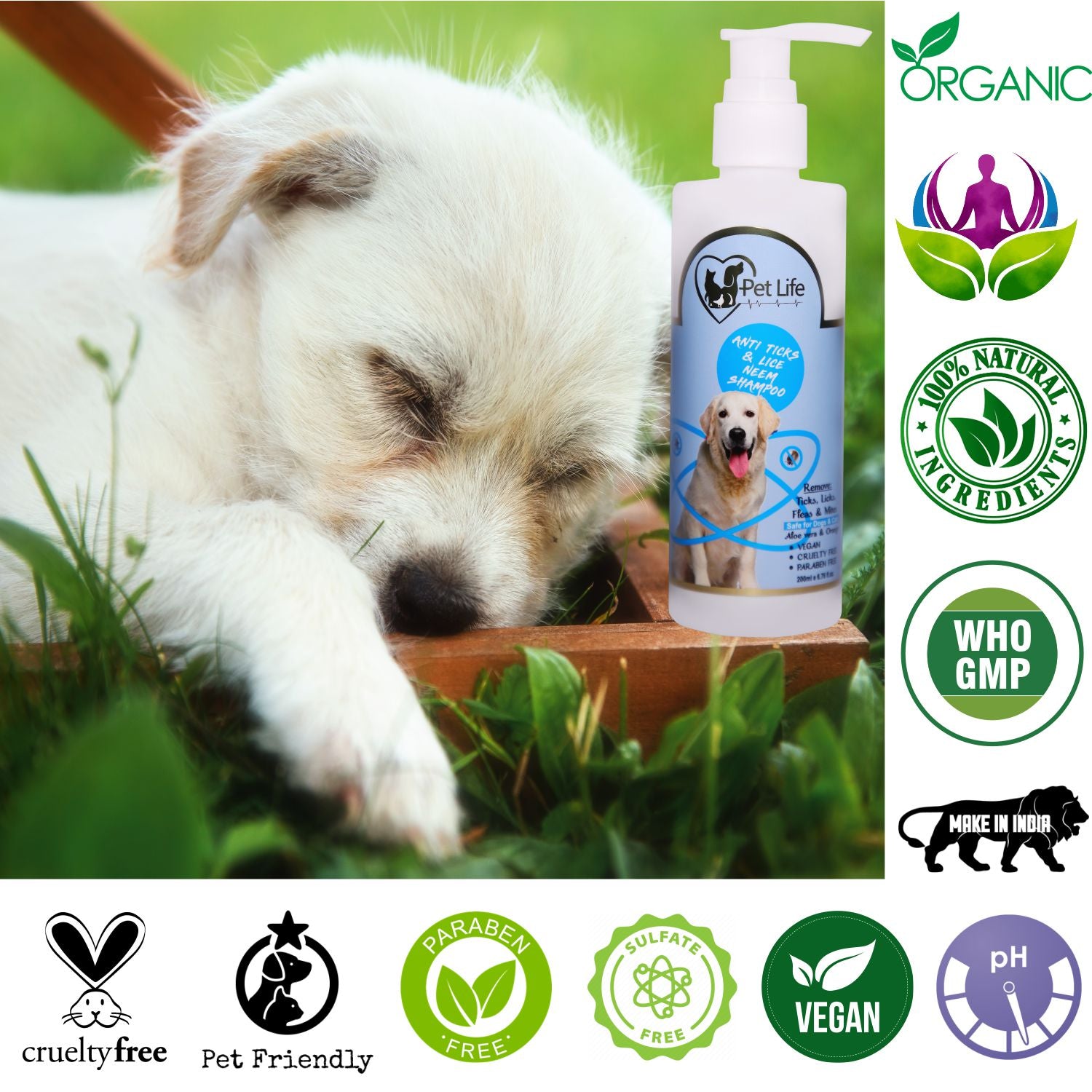 will lice shampoo kill mites on dogs