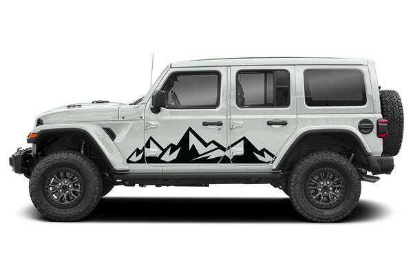 Wild bear door graphics decals compatible with Jeep Wrangler JL