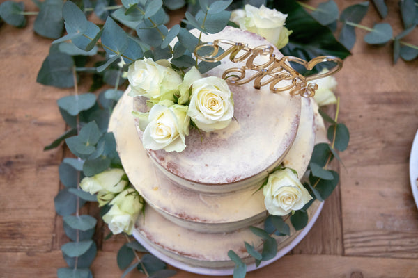Hochzeitstorte Naked-Cake