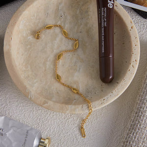 18K Gold-Plated Chain Link Bracelet - www.novixan.com