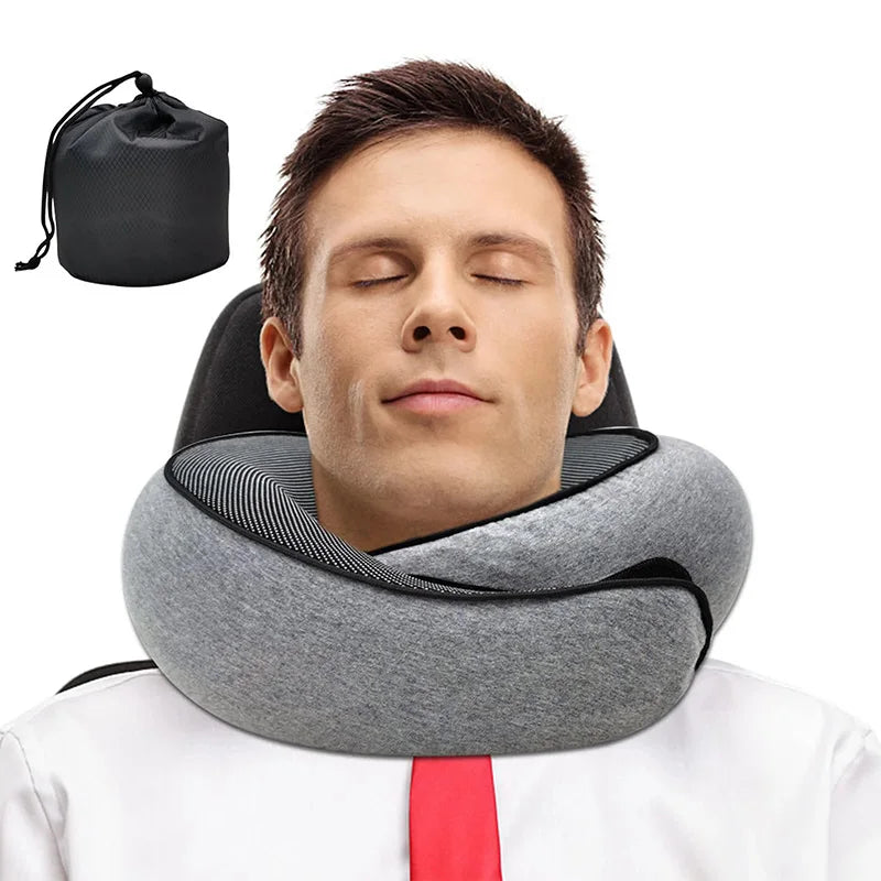 Snail Comfort Travel Neck Adjustable Soft Pillow