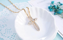 Load image into Gallery viewer, Cross Crystal Necklace
