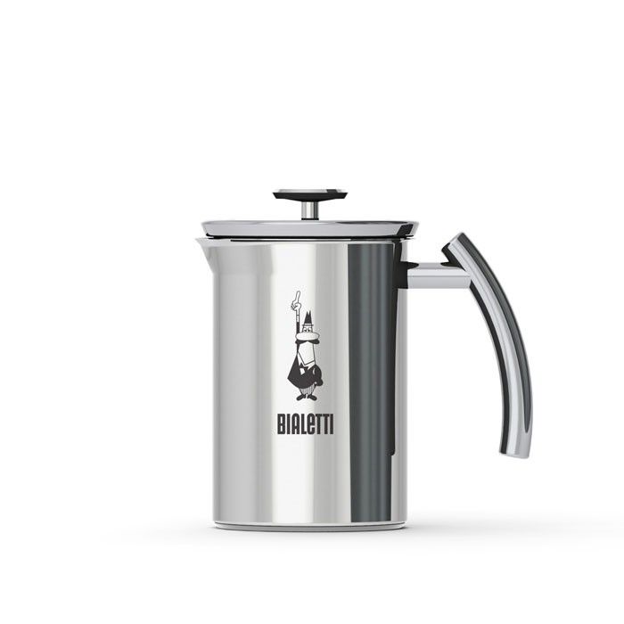 Bialetti Milk Frother Stainless Steel 6 Cup Ambeans