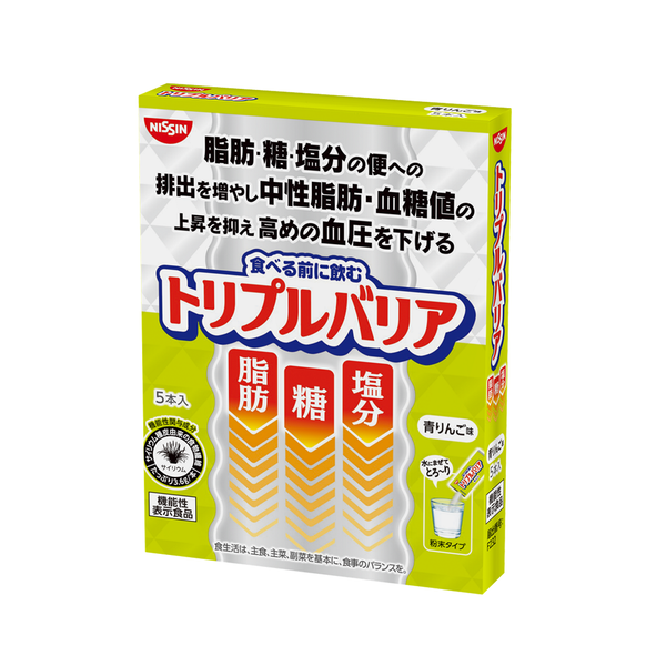 トリプルバリア 甘さすっきりレモン味 5本入 – 日清食品グループ 