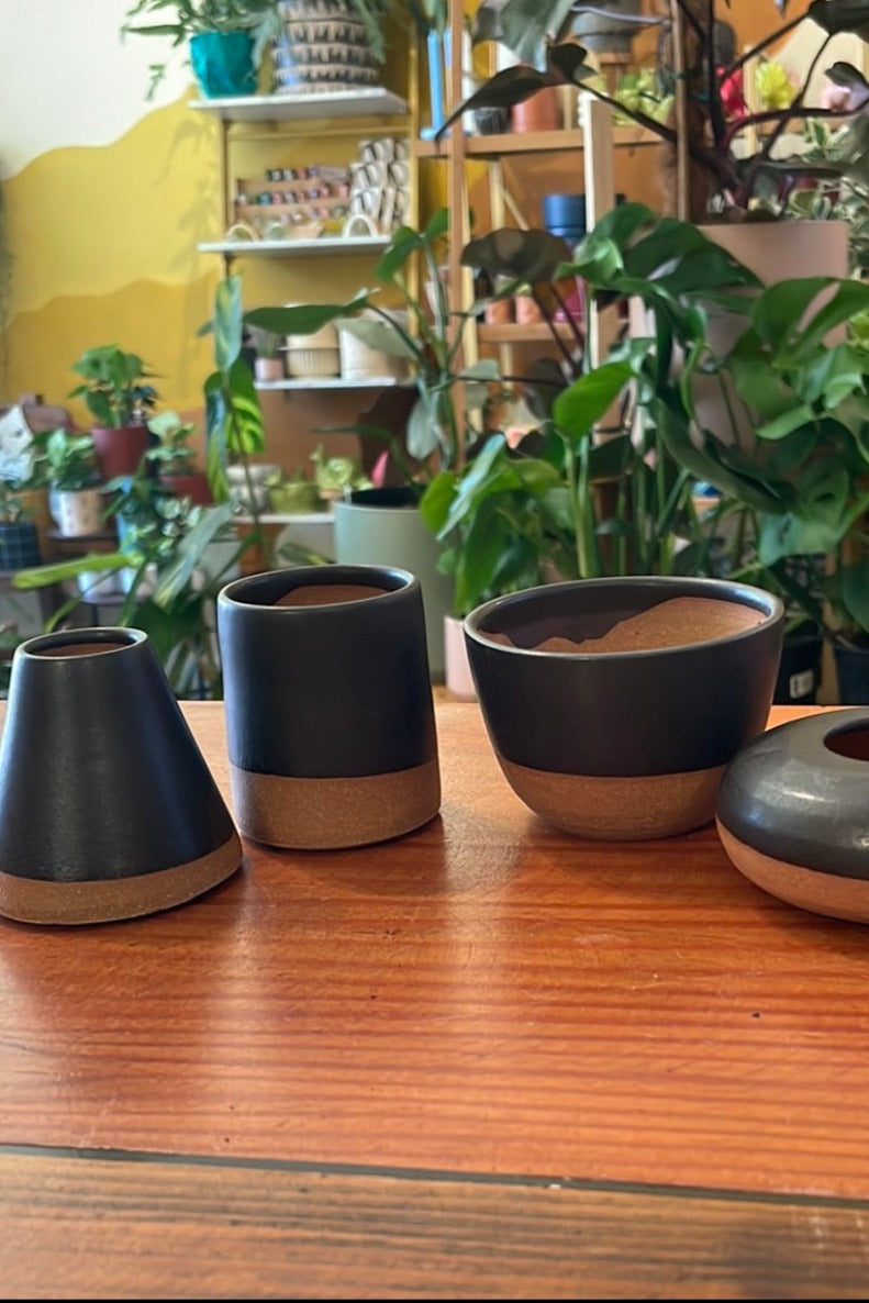 BLACK GRAVESCO HANDMADE CERAMIC VESSELS Pots & Planters black-gravesco-handmade-ceramic-vessels ceramic, Pots - Bunk Ass Plants