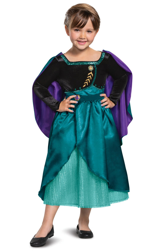 Costume deluxe Anna Frozen 2™ bambina - Vegaooparty