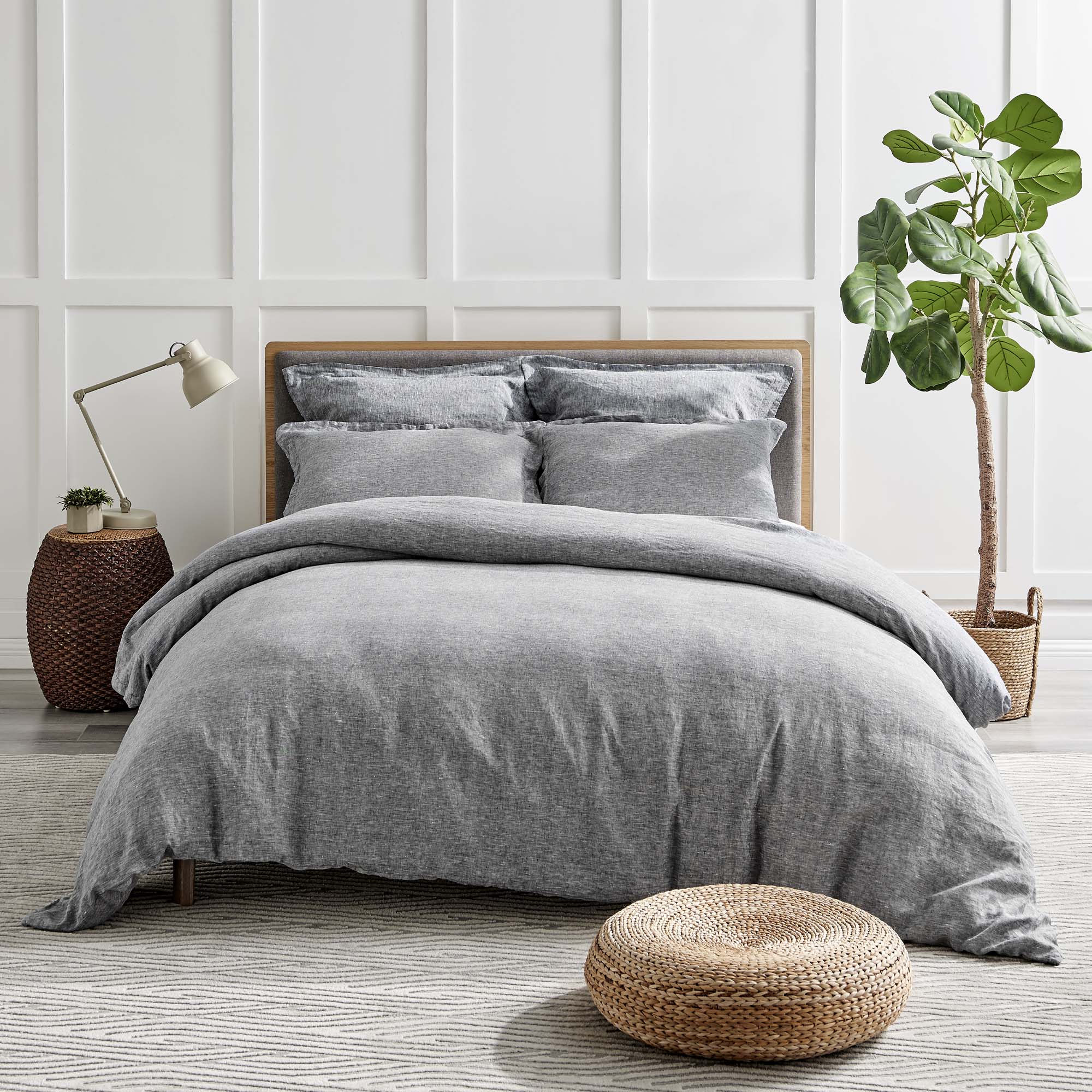 west elm belgian flax linen duvet