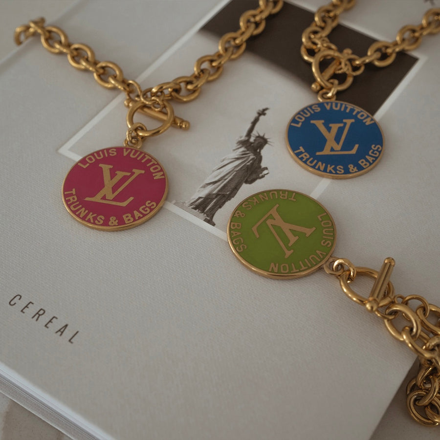 LV Instinct Enamelled Necklace S00 - Men - Accessories