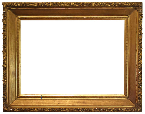 24x33 Inch Antique American Gold Picture Frame circa 1875