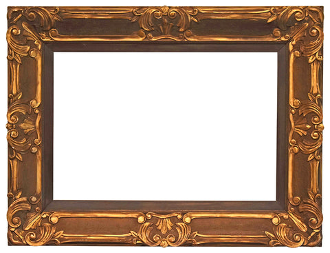 16x24 Inch Antique Gold Art Nouveau Picture Frame circa 1915