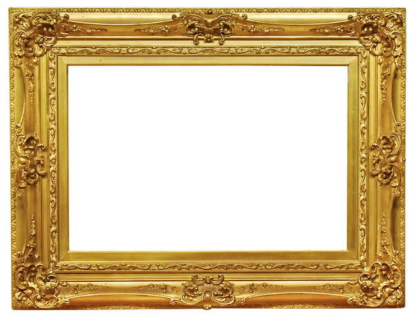 20x30 Inch Antique Gold Louis XV Picture Frame circa 1910