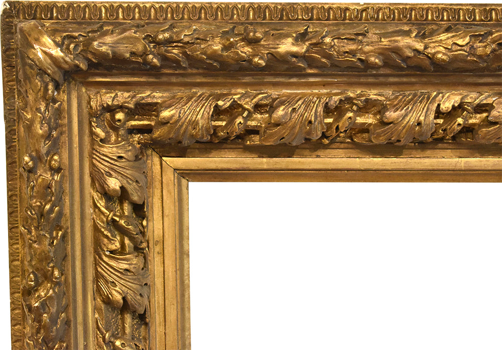 17x22 inch Antique Gold Hudson River Picture Frame circa 1800s