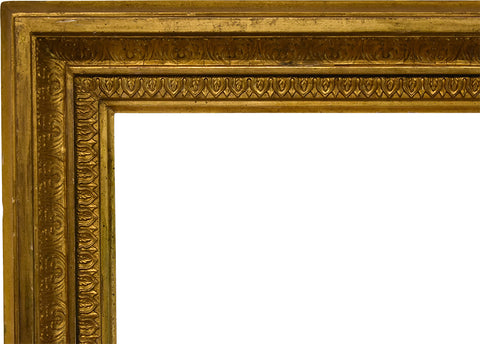 Pair of 14x17 Inch Antique American Gold Picture Frames