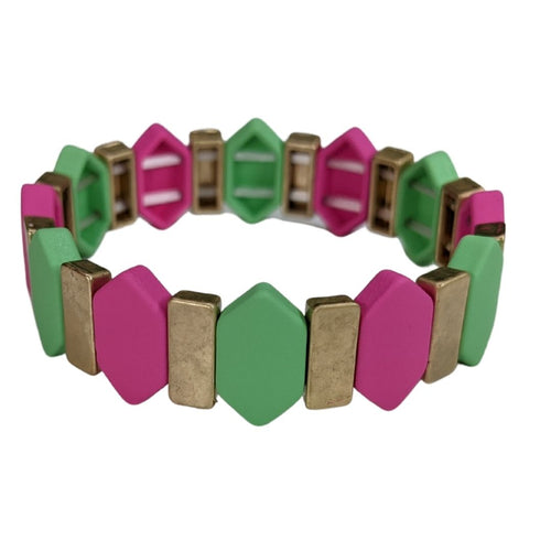 Kids Rhombus Shape Stretch Bracelets