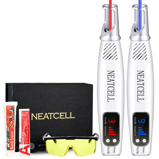 Neatcell Rechargeable Picosecond Laser Pen for Tattoo and Pigment Removal - Powerful and Long-Lasting Blue