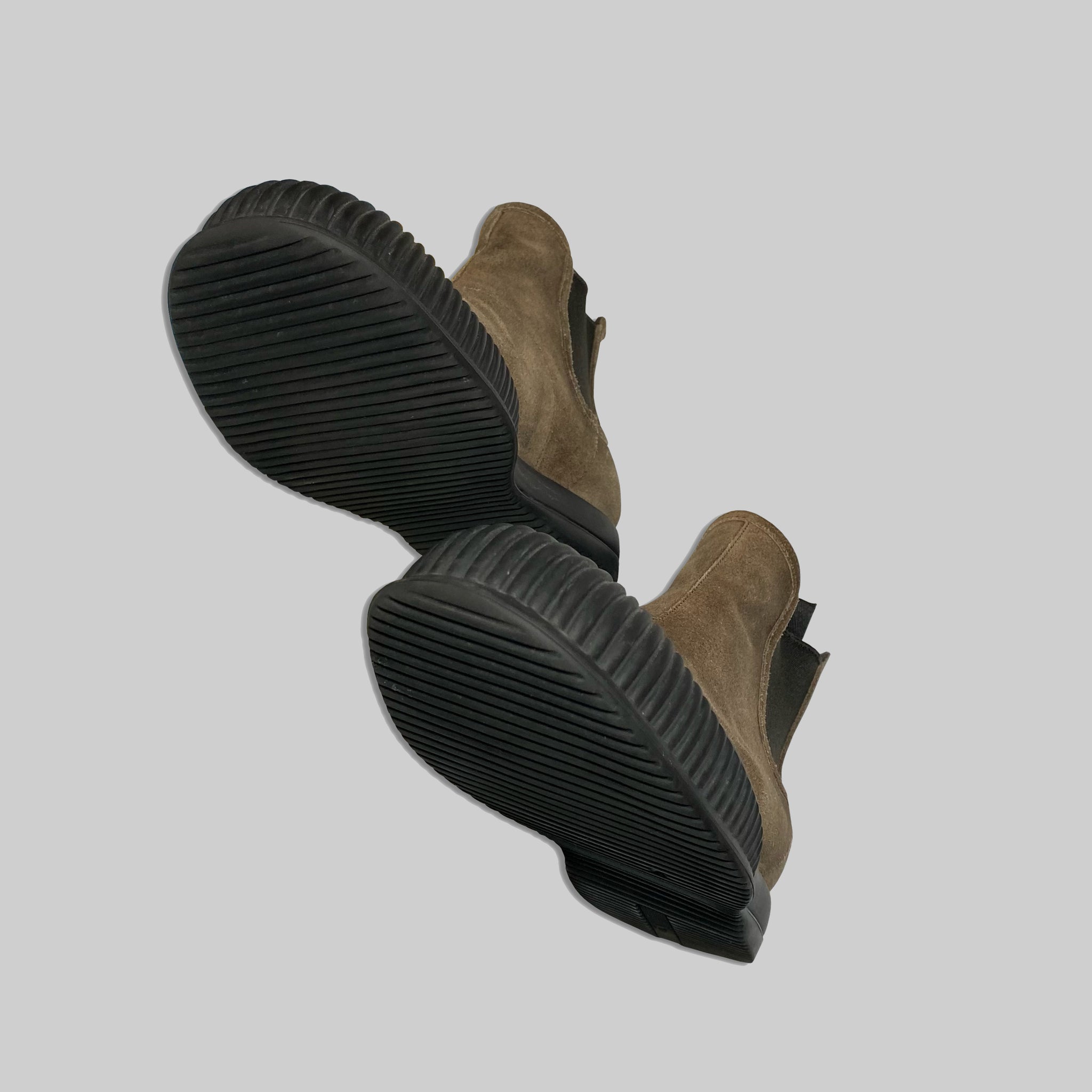 激安な – 14SS suede Prada ankle 14SS Equipment suede leather boots