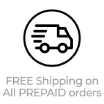 Free Shipping on Prepaid Orders