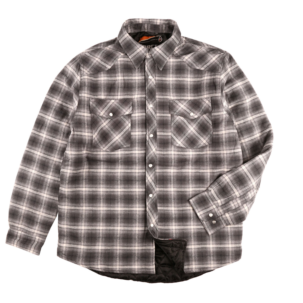  Chemise  en Flanelle Matelass e Quilted Flannel  Shirt  