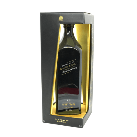 Johnnie Walker 12 Years Old Black Label 1909-2009 Blended Malt Scotch Whisky Centenary Limited Edition 750ml