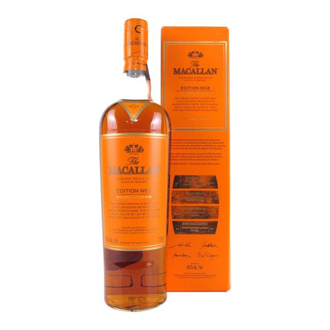 The Macallan Edition 2 Single Malt Scotch Whisky 700mL