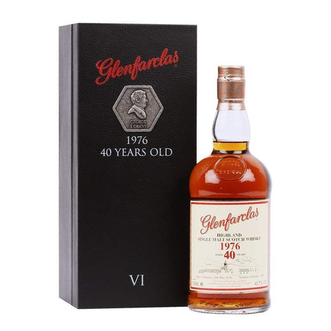 Glenfarclas 1976 Limited Edition 40 Year Old Single Malt Scotch Whisky 700ml