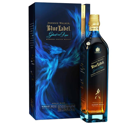 Johnnie Walker Blue Label Ghost and Rare Glenury Royal Blended Scotch Whisky 750ml