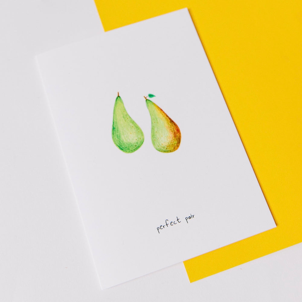 
            
                Laad de afbeelding in de Galerij kijker, greeting card two pears
            
        