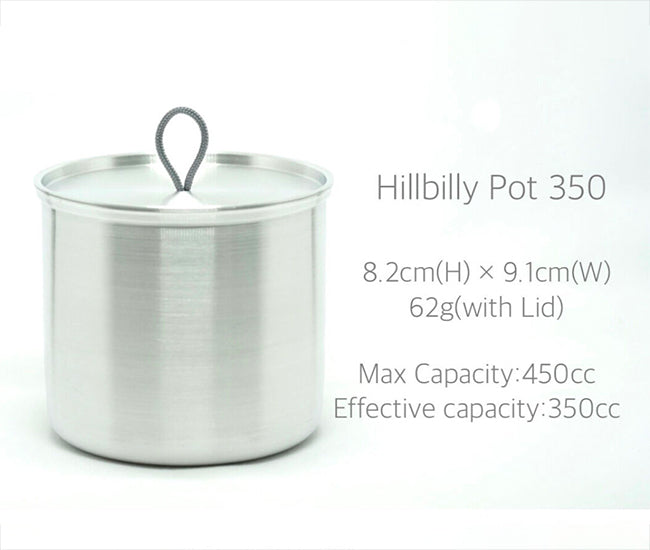 JINDAIJI MOUNTAIN WORKS Hillbilly Pot 350(MLG SET) / ジンダイジ