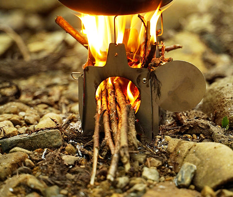 QiWiz Gear FireFly UL WoodStove チタンストーブ