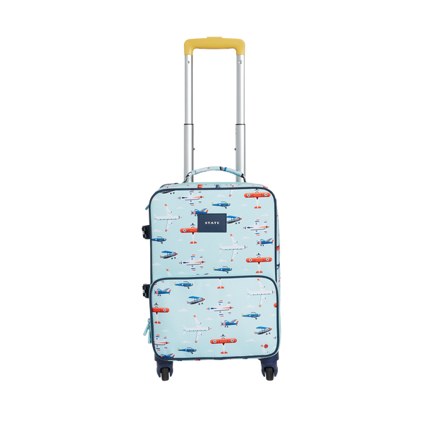 Logan Suitcase Printed Canvas Airplanes – STATE Bags