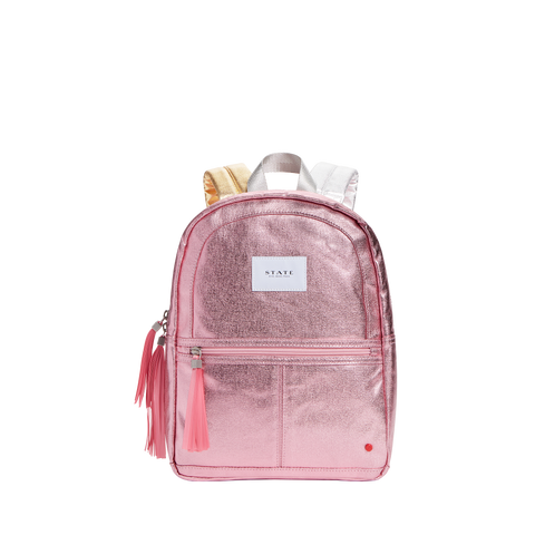 State Bags | Kane Kids Mini Backpack Metallic Purple/Hot Pink