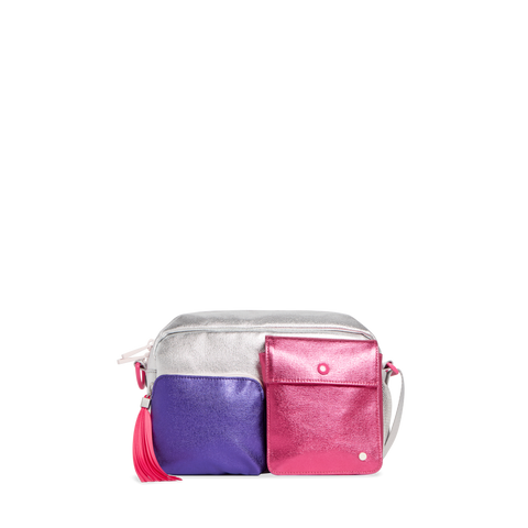 State Bags | Kane Kids Mini Backpack Metallic Purple/Hot Pink