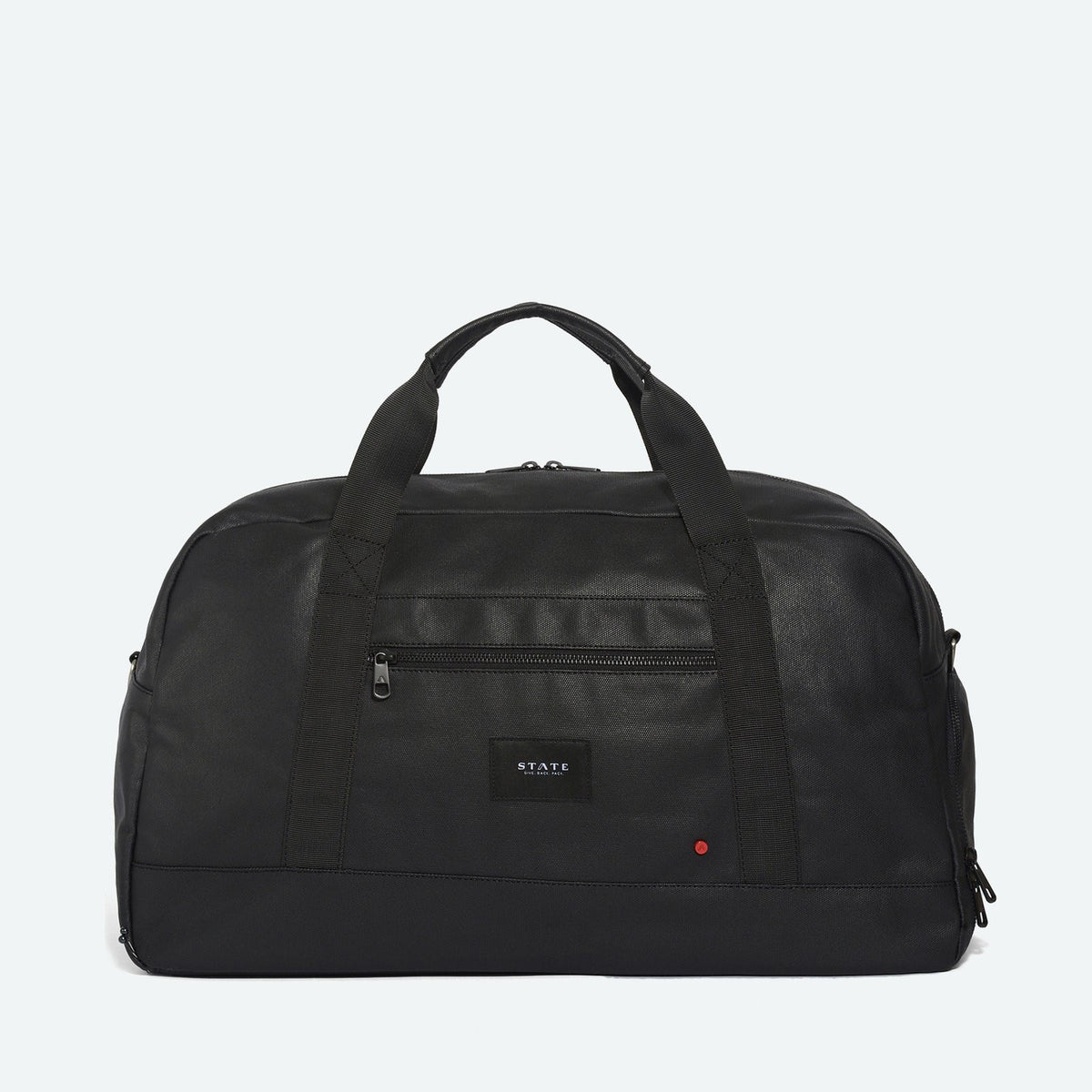 Work to Gym Duffel Bag in Black Canvas - Franklin by STATE Bags