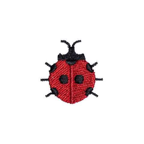 state bags red lady bug patch for backpacks front view click to zoom