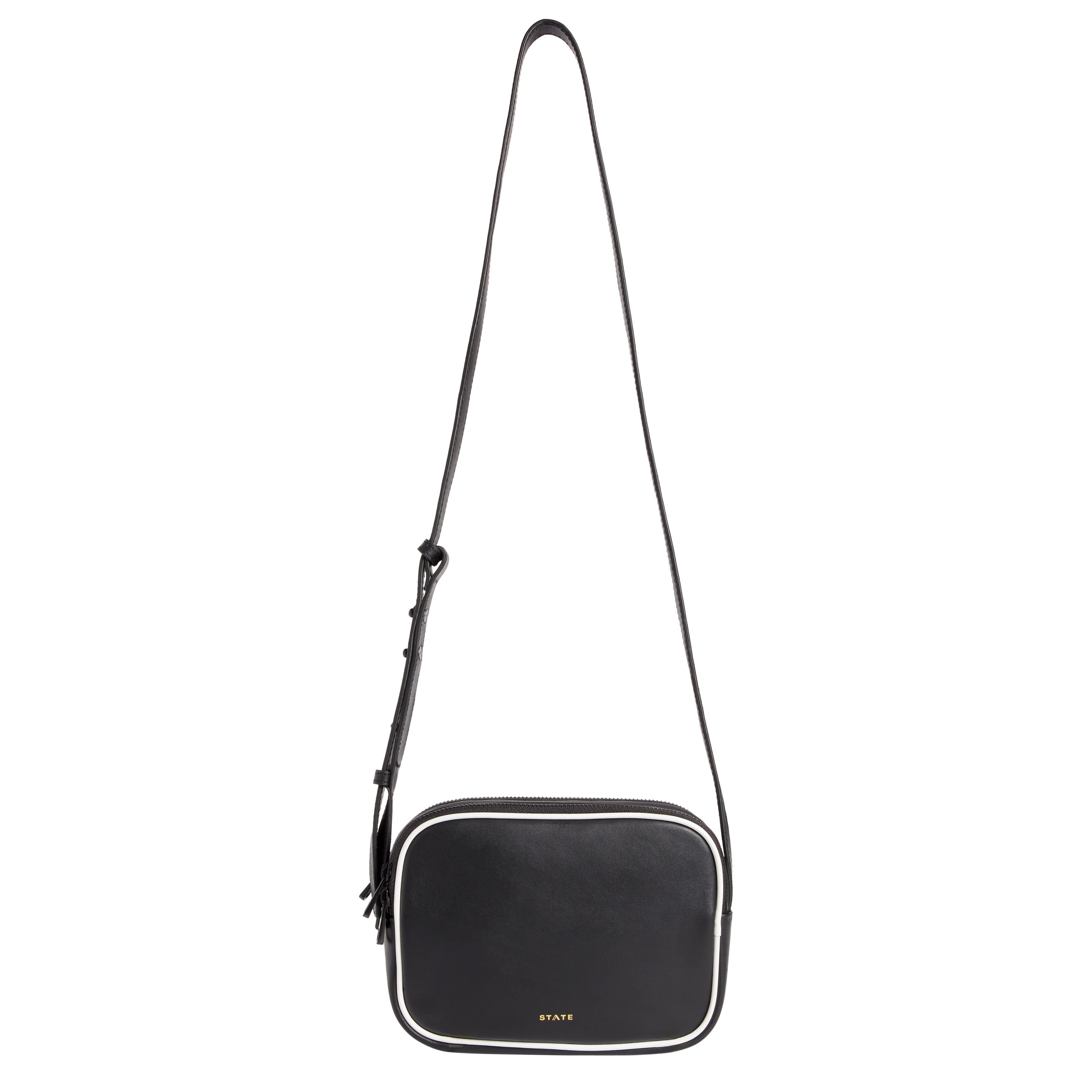 casual black crossbody bag