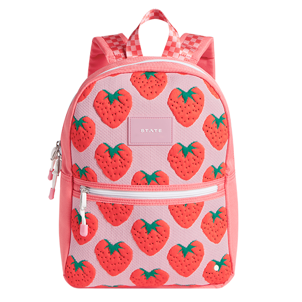 Cute mini pack bag backpack for grils children and adult (strawberry)