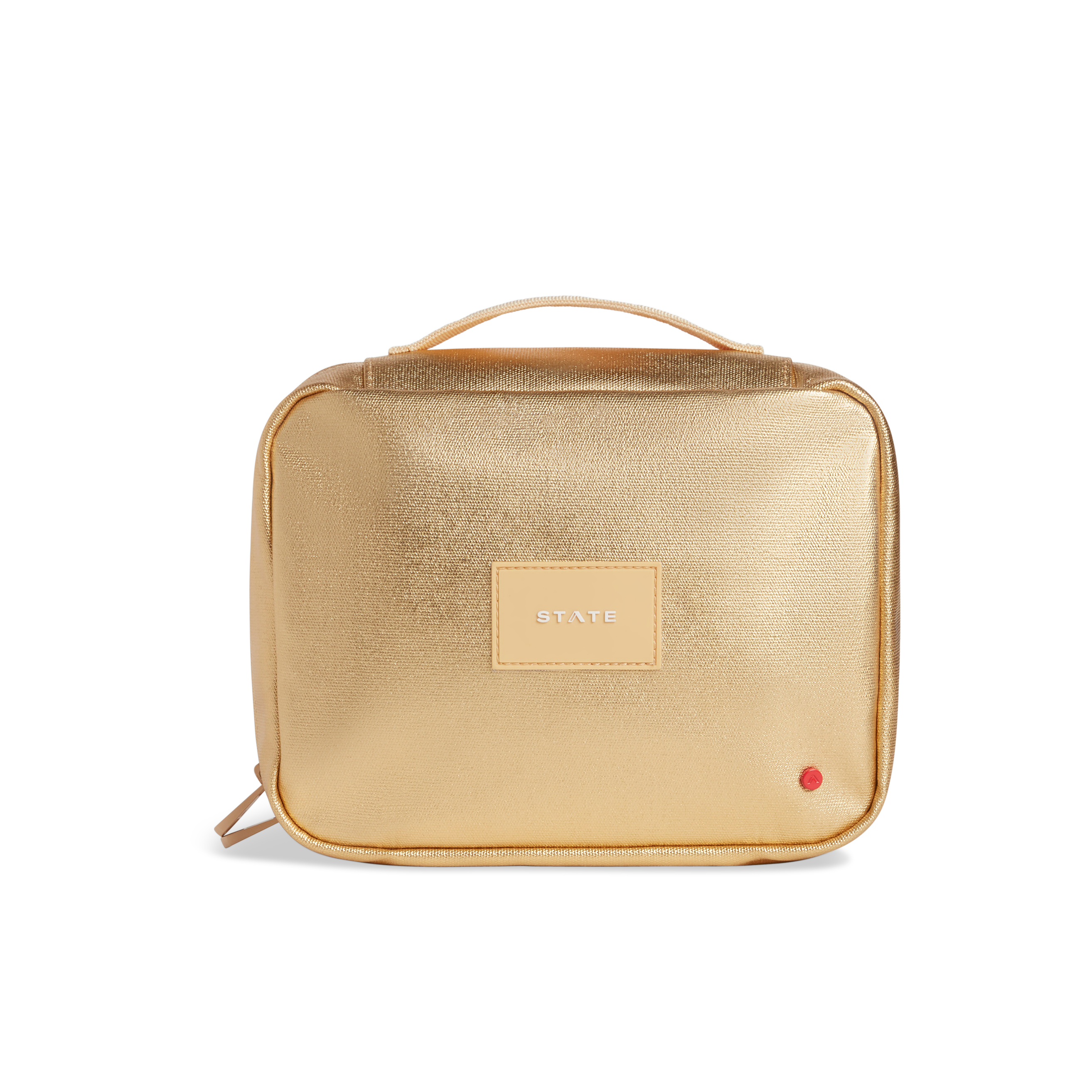 Gold Makeup Bag